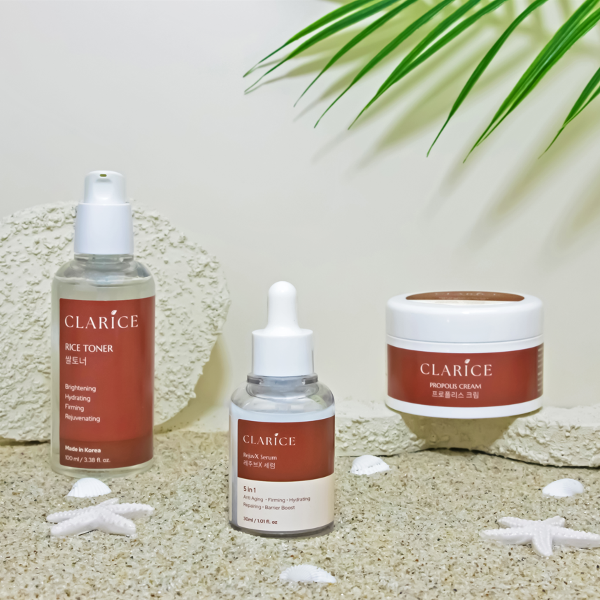 Clarice 3 Steps Glow Set