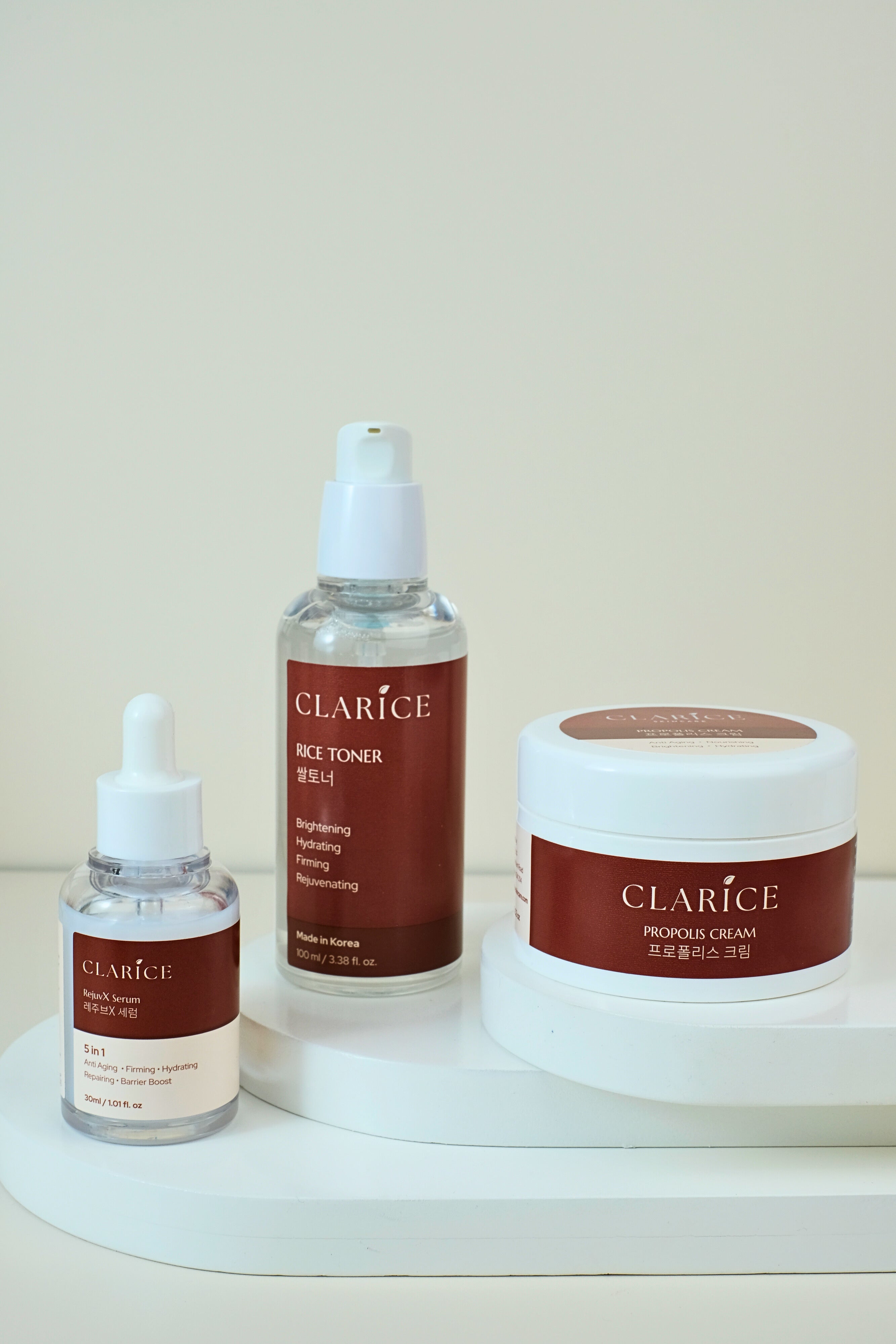 Clarice 3 Steps Glow Set