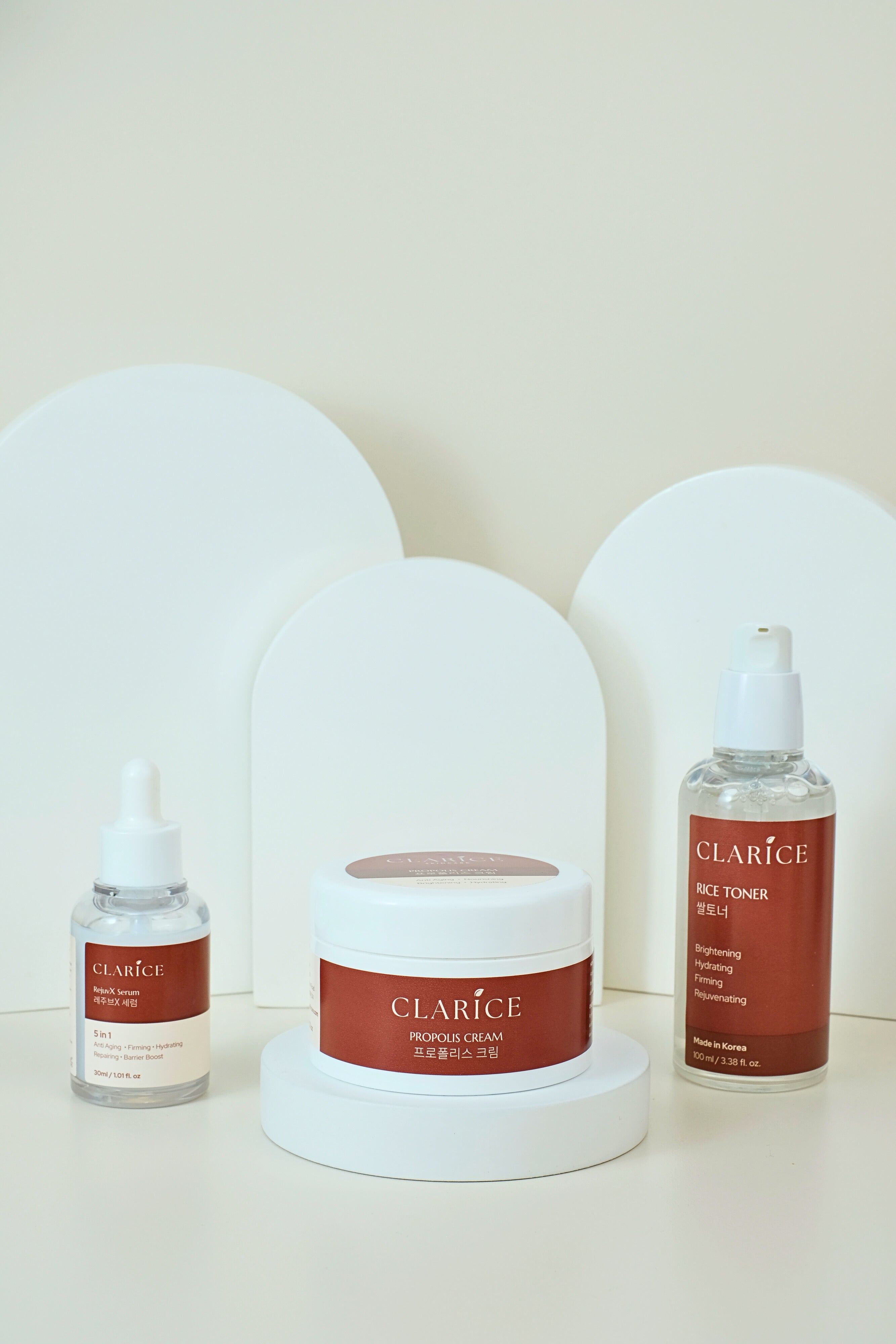 Clarice 3 Steps Glow Set